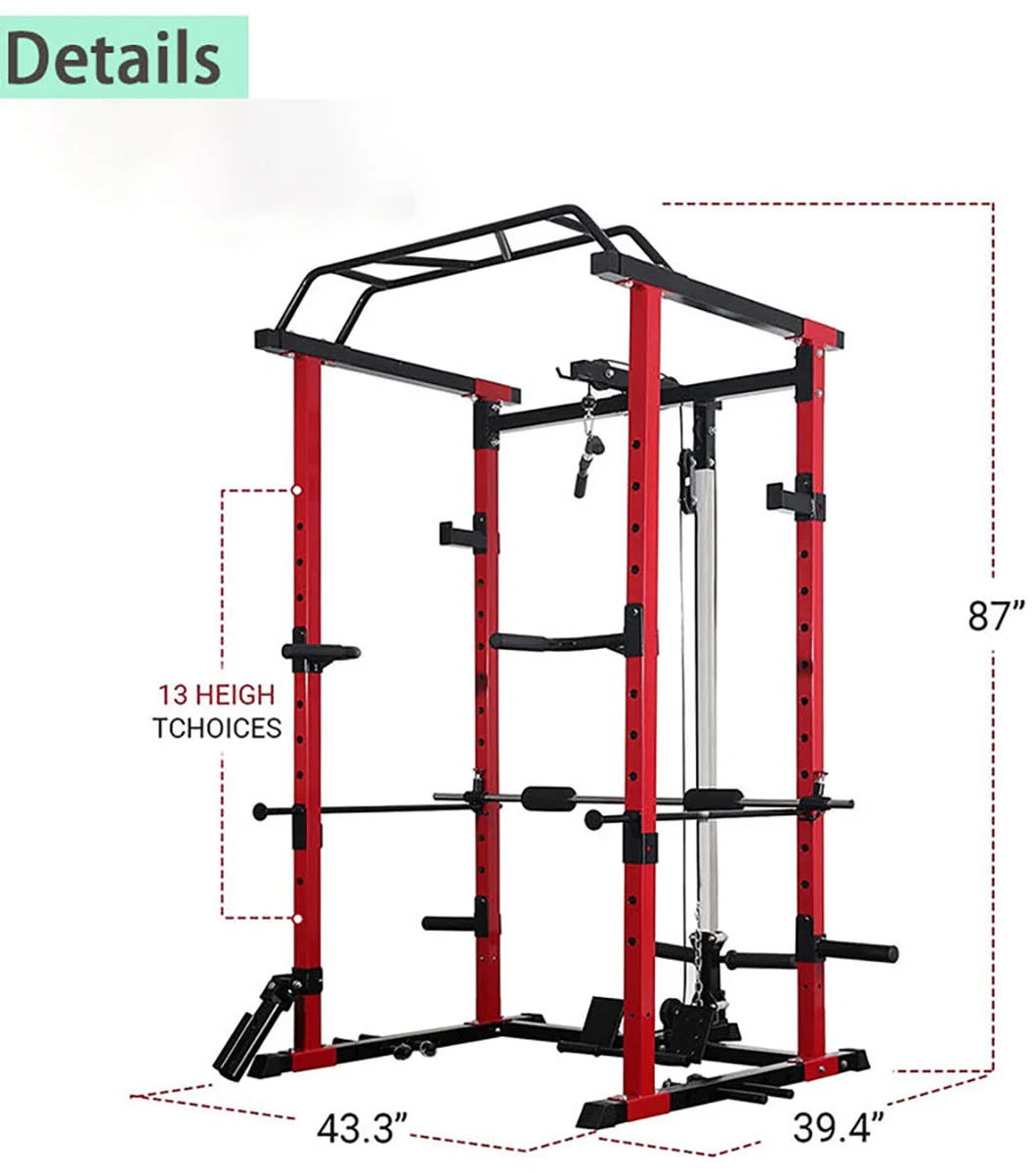 Gym Fitness Equipment Power Cage Rack Squat Cage Power Rack