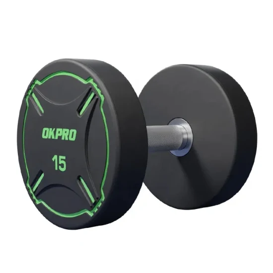 Equipamento de fitness exercício de treino em casa halteres de peso livre conjunto de levantamento de libras 10kg 12 kg 20kg fabricantes haltere tpu